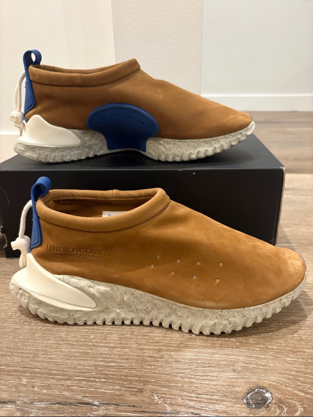 NIB [Nike] Moc Flow SP x Undercover Slip-In Comfort Shoes Suede Mens 12 / W 13.5 - Picture 5 of 14